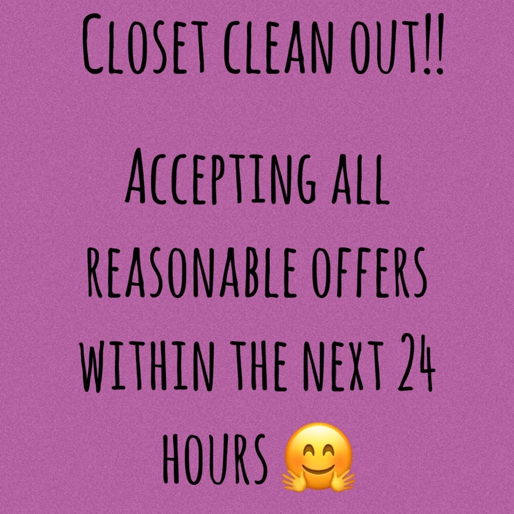 Closet clean out!